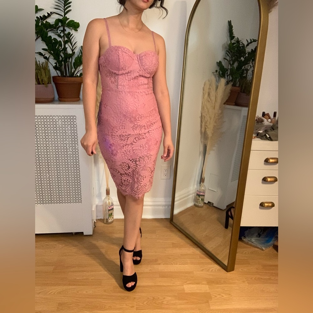 NWT BEBe lace dress